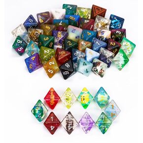 10 Piece 16mm D6 Dice Set, Cat's Paw Six Sides Standard Dice 6 Sided Dice for DND PRG Wow Tabletop Games or Teaching Math
