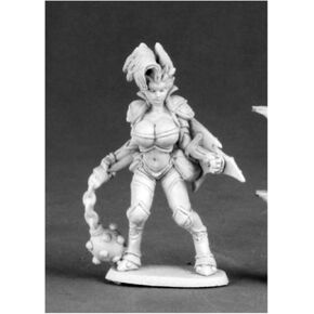 Reaper Miniatures Unpainted Twyla, Female Hellborn Warrior 03548 Dark Heaven
