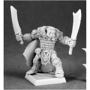 Reaper Miniatures Torg Orc Tundra Stalker Sergeant Warlord Series