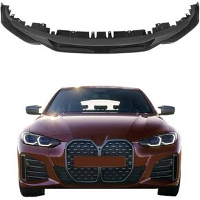 Spoiler Separator, Carbon Fiber Front Bumper Lip Canards Spoilers Splitters Winglet 3 Pieces Compatible for BMW 4 Series Gran Coupe G26 / i4 2021- in