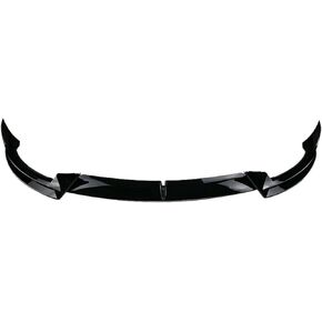 Spoiler Separator, Front Bumper Protective Cover Kit Compatible for Tesla Model Y 2021 2022 2023 Car Modification Accessories Front Lip Spoiler Trim Cover(Glossy Carbon Fiber)
