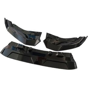 Spoiler Separator, Front Bumper Spoiler Lip Compatible for BMW G07 X7 2023 LCI Glossy Black Car Body Kit Lower Guard Board Lippe Splitter Blade Plate