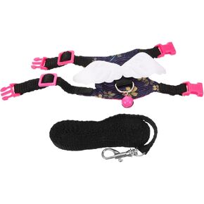 1set Small Pet and Leash for Outdoor Use Suitable for Rabbits Hamsters and Other Small Animals Lightweight and Comfortable Traction Rope Set