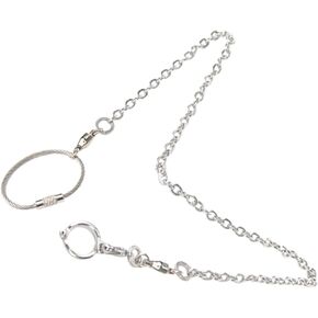 VICASKY Foot Chain Stainless Steel Parrot Ankle Leash Bird Safety Accessory for Flying Training and Easy to Use for Parrots and Other Birds