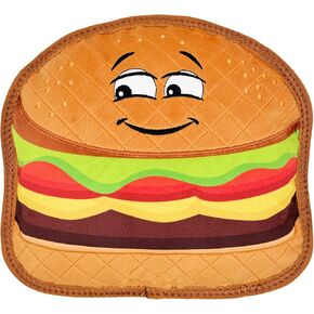 Majors - Extra Large and Durable Hamburger Squeaky Dog Toy for Aggressive Chewers, Specially Designed for Big Fun for Big Dogs, Toys for Puppies, Medium, Large, and XL Breeds