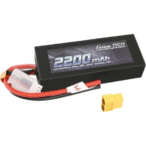 Gens ace 2S Lipo Battery 2200mAh 7.4V 50C LiPo Battery Pack with XT60 (not soldered)