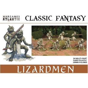 Classic Fantasy: Lizardmen (24Multi Part Hard Plastic 28mm Figures)