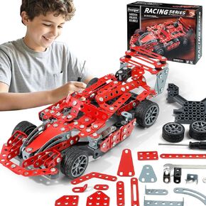 Metal Model Car Kits - 290 Pcs Erector Set for Boys Age 8-12 14 and Up, Building Kits, STEM Projects for Kids Ages 12-16 6-12 8-10 8-13, Building Toys Gifts for 15 16 Year Old Boys and Adults