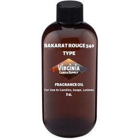 Bakarat Rouge 540 - Fragrance Oil (Our Version of The Brand Name) (8 oz Bottle) for Candle Making, Soap Making, Tart Making, Room Sprays, Lotions, Car Fresheners, Slime, Bath Bombs
