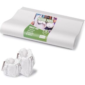 90 Sheets Packing Paper for Moving Newsprint Packing Paper Sheets for Shipping Moving Supplies Fill the Moving Boxes and Protect Fragile Items (90 sheets - 14.5"x11.5")