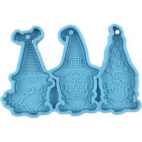 Halloween Gnome Keychain Resin Mold Silicone Mould DIY Crafts Epoxy Mold Jewelry Pendant Earring Silicone Mould