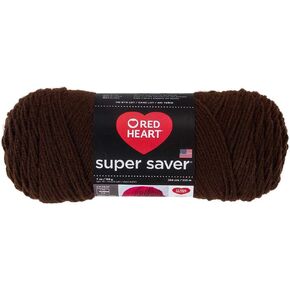 Red Heart Super Saver Yarn 365 Coffee