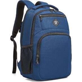 Wotony Laptop Backpack 15.6 inch Women Men Business Travel Backpack,Work College,Casual Daypack Travel Essentials (black, 15.6Inch)