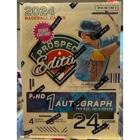 2024 Panini Prospect Edition Baseball Blaster Box FACTORY SEALED 1 Autograph per box