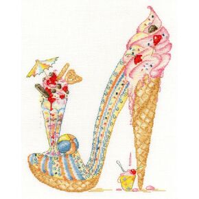 Bothy Threads Cross Stitch Kit - Lazy Sundae