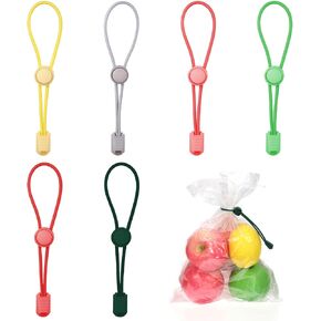 PEOVLVN 6Pcs Clay Bag Ties, Adjustable Elastic Ceramic Tool Strap for Pottery Bag Closure & Organization Pottery Tools and Supplies for Sculpting Enthusiasts