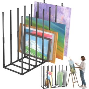 Large Art Storage Rack, Art Drying Rack, Art Canvas Organizer, Store Frames, Panels, Prints, Canvases, Panels For Oil Painting Display, Art Studio, Gallery