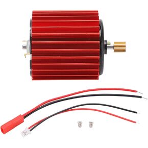 370 Brushed Motor with Heat Sink 2 Speed Metal Gear Brushed Motor with Heat Sink for WPL RC Car(Blue) Sportinggoods Car Model Accessories