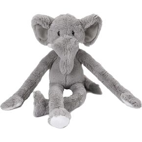 Swingin Safari 19-Inch Large Plush Dog Toy with Extra Long Arms and Legs with Squeakers