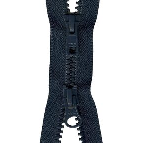 #5 Molded Vislon Navy 560 YKK Jacket 2-Way Separating Zipper - Choose Your Length - Made in The United States (1 Zipper Per Pack) (30" Inches)