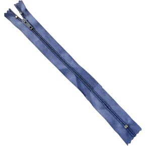 Zippers for Sewing – Nylon Closed-End Zippers, Ideal for Pants, Slacks, Skirts | Sewing Craft | Clothing Repairs (Blue)