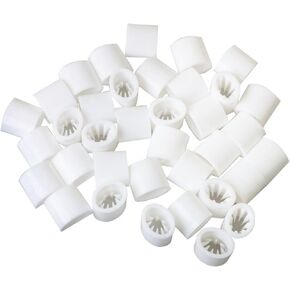 MEETOOT 100PCS Disposable Barbed Buckles Wristband Sliding Plastic Buckles 10.05x12x9mm For Nightclubs Bars Concerts Festivals Entry Parties Wristband Snap Buckles White