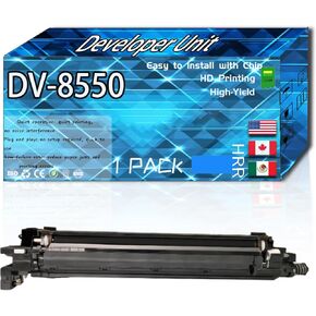 Compatible for Copystar DV-8550 Replacement Developer Unit Used with CS5003i CS5052ci CS6003i CS6052ci CS6053ci Printers, High Production Multiple Options (4-Pack BK/C/M/Y)