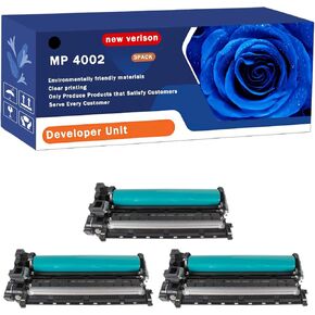 MP 4002 Developer Unit Compatible for Lanier LD040B LD050B MP 4002SP MP 5002 MP 5002SP Printers, Print Up to 250000 Pages, Bright Colors (3 Pack Black)