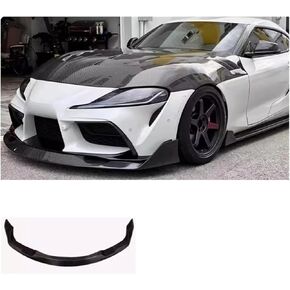 Spoiler Separator, Compatible for Toyota Supra A90 2019 2020 2021 2022 2023 2024 Carbon Fiber Car Bumper Front Lip Diffuser Lip Spoiler(Forging Carbon)