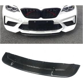 Spoiler Separator, Compatible for BMW 2 Series F87 M2 2016-2018 Coupe 2 Door ST Style Front Bumper Spoiler Lip Carbon Fiber Car Lower Center Splitter Blade