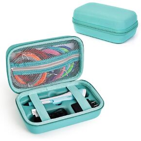 Hard Carrying Case Compatible with SCRIB3D P1 3D Printing Pen with Display, Storage Carrier Case for PLA Filament and other accessories (Pink)
