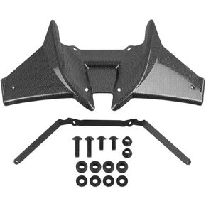 CB750 Hornet CB 750 Front Spoiler Winglet Aerodynamic Deflector Nose Cone Compatible with Naked Bikes Downforce Frontal Wing(Forging Pattern)