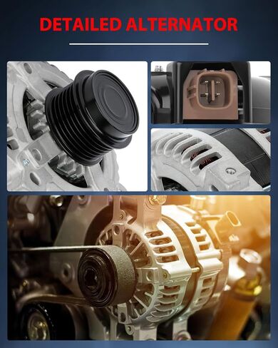 cciyu Alternators 11385 Fit for 2009-2013 For Toyota Corolla 1.8L 2009-2010 For Toyota Matrix 1.8L 2009-2010 For Pontiac Vibe 1.8L 210-0731 210-0699 104210-5490 104210-5491 27060-0P150 in Kuwait