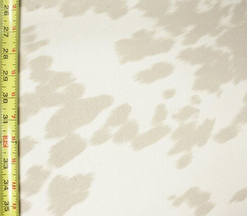 Suede Velvet Longhorn Spotted Cow Print Cowabunga Fabric Upholstery / 54" Wide/Sold by The Yard (Chocolate) in Kuwait