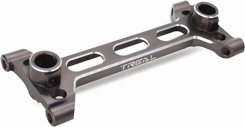 TREAL Aluminum 7075 SCX6 Rear Chassis/Shock Tower Brace, Rr Chass Shock Tower Frame Compatible with Axial SCX6 1/6 Jeep (Titanium) in Saudi Arabia