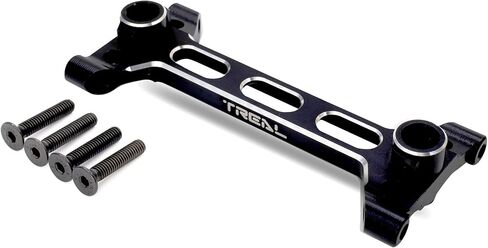 TREAL Aluminum 7075 SCX6 Rear Chassis/Shock Tower Brace, Rr Chass Shock Tower Frame Compatible with Axial SCX6 1/6 Jeep (Titanium) in Saudi Arabia