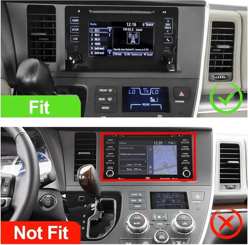 ستيريو سيارة 9 بوصة IPS تعمل باللمس Android 12 لسيارة Toyota Sienna 2015-2018 مع CarPlay اللاسلكي وAndroid Auto 2+32 جيجابايت راديو السيارة، يدعم نظام تحديد المواقع العالمي (GPS)، واي فاي، بلوتوث، راديو FM، كاميرا احتياطية، SWC، USB مزدوج in Kuwait