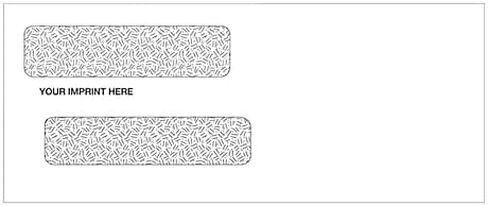 مظاريف فحص ABC - مظاريف فحص ذاتية الغلق، مظاريف ملونة سرية ذات نافذة مزدوجة لفحص الكتب السريعة، فحوصات ليزر للأعمال، 24 رطل، 3-5/8 × 8-5/8 بوصة، صندوق مكون من 500 مظروف in Kuwait
