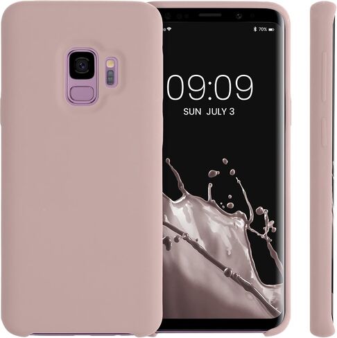 حافظة kwmobile متوافقة مع حافظة سامسونج جالاكسي S9 - غطاء هاتف من السيليكون TPU مع لمسة نهائية ناعمة - نعناعي رائع in Saudi Arabia