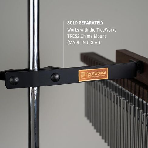 TreeWorks Chimes شريط كامل الحجم مع ذراع وحقيبة مبللة - صنع في الولايات المتحدة الأمريكية - صف واحد، خشب تينيسي الصلب (TRE630) in Kuwait