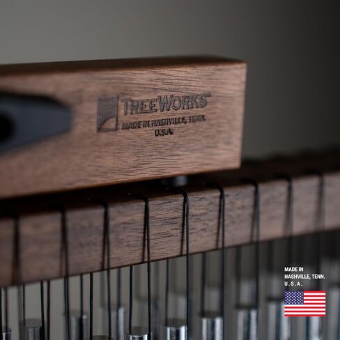 TreeWorks Chimes شريط كامل الحجم مع ذراع وحقيبة مبللة - صنع في الولايات المتحدة الأمريكية - صف واحد، خشب تينيسي الصلب (TRE630) in Kuwait