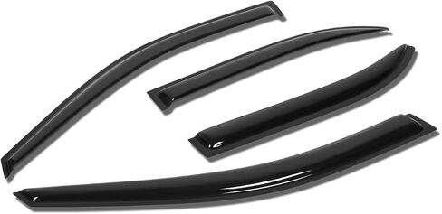 DNA MOTORING WVS-T2-0107 Pair of Front & Rear Vent Window Visor Deflector Rain/Sun Guard Compatible with 03-08 Matrix/Pontiac Vibe in Saudi Arabia
