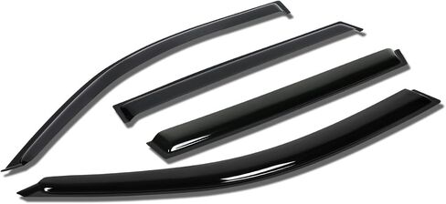 DNA MOTORING WVS-T2-0107 Pair of Front & Rear Vent Window Visor Deflector Rain/Sun Guard Compatible with 03-08 Matrix/Pontiac Vibe in Saudi Arabia