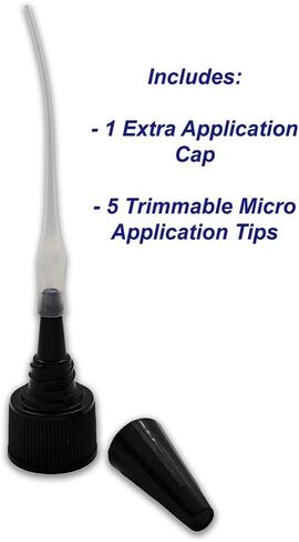 Black Rubber Toughened CA Glue - 2oz Premium Cyanoacrylate Super Glue - Medium-Thick 500 CPS Viscosity Adhesive - RC Tire Glue, Speaker Repair, Knot Filler, Woodworking, Hobby by Springfield Speaker in Kuwait