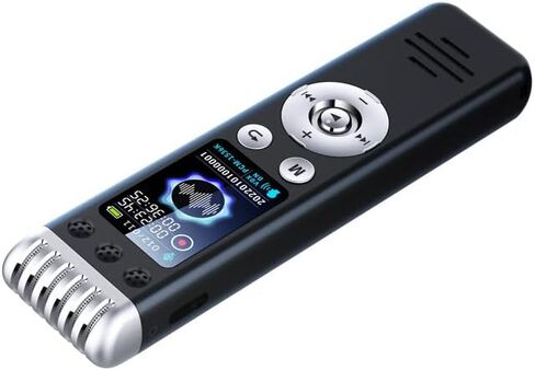 مسجل صوتي منشط عبر USB - مسجل رقمي سعة 32 جيجابايت للمحاضرات والاجتماعات جهاز تسجيل صوتي قابل لإعادة الشحن وعمر بطارية 24 in Saudi Arabia
