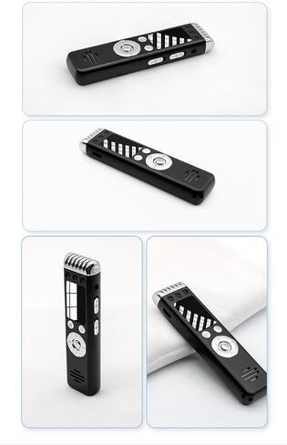مسجل صوتي منشط عبر USB - مسجل رقمي سعة 32 جيجابايت للمحاضرات والاجتماعات جهاز تسجيل صوتي قابل لإعادة الشحن وعمر بطارية 24 in Saudi Arabia