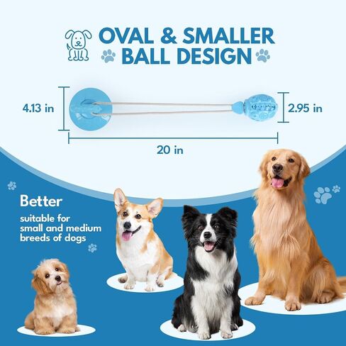 Suction Cup Dog Toys Tug of War, Dog Toys for Small Medium Dogs, Mentally Stimulating Puppy Teething Toys to Keep Them Busy in Saudi Arabia