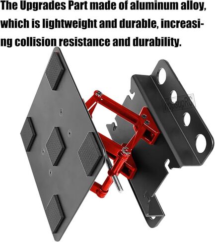 RC Car Work Stand for 1/8 1/10 1/12 1/16 Scale TRX4 Redcat Losi RC Crawler Monster Truck Buggy ، Maluminium Work Workstation 360 Degate Lift Lower ، Black in Saudi Arabia