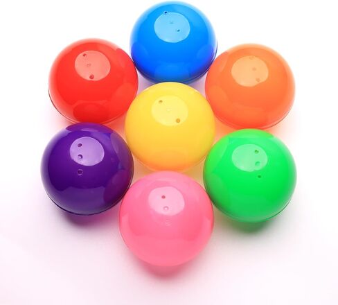 Vending Machine Capsules - 3" Empty Plastic Capsules - 14 Pcs Toy Capsule - Clear Round Large Easter Eggs - Bath Bombs Molds - Party Favors Pinata Stuffers DIY Craft Supplies in Saudi Arabia