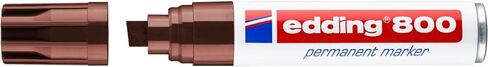 edding 800 permanent marker - black - 1 pen - chisel nib 4-12 mm - for bold markings - waterproof, quick-drying, smear-proof pens - for cardboard, plastic, wood, metal, glass and fabric in Saudi Arabia